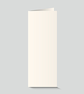 Einlageblatt Karte 80 × 210 mm
