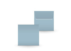 Couvert hellblau 125 x 125