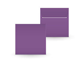 Couvert violet 155 x 155