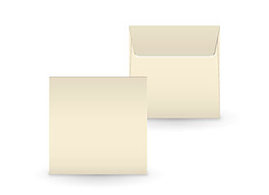 Couvert ivoire 155 x 155