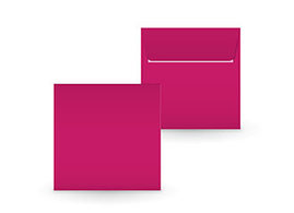 Couvert hot pink 155 x 155
