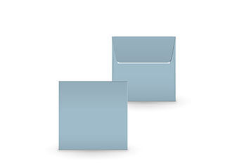 Couvert hellblau 125 x 125