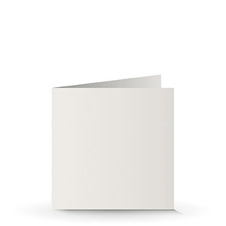 120 x 120 Doppelkarte white