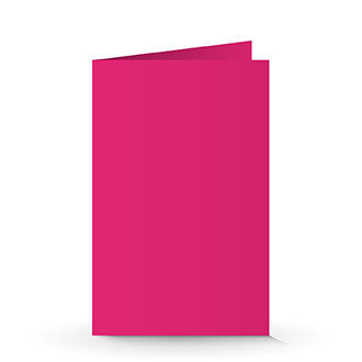 115 x 180 Doppelkarte cosmo pink