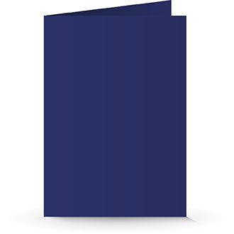 A5 Doppelkarte indigo blue