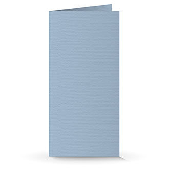 A6/5 Doppelkarte pastellblau