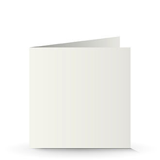 150 x 150 Doppelkarte ultra white