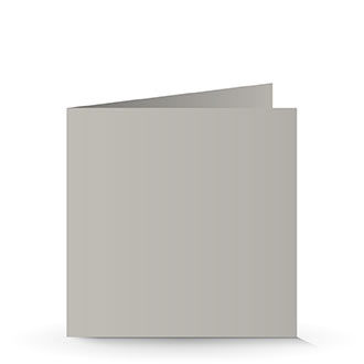 150 x 150 Doppelkarte grey