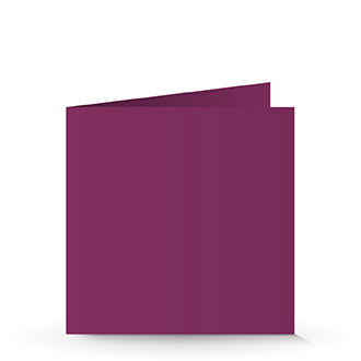 150 x 150 Doppelkarte deep purple