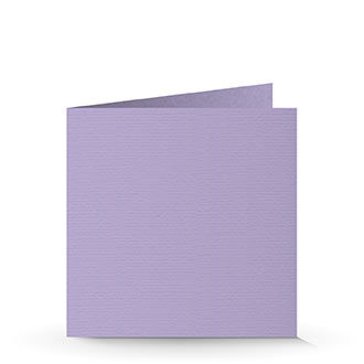 150 x 150 Doppelkarte lavendel
