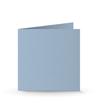 150 x 150 Doppelkarte pastellblau