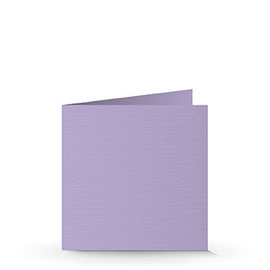 120 x 120 Doppelkarte lavendel