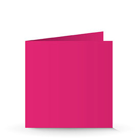 150 x 150 Doppelkarte cosmo pink