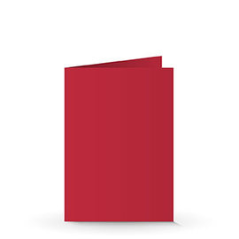 A6 Doppelkarte ultra red