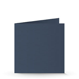 150 x 150 Doppelkarte kobaltblau