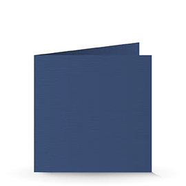 150 x 150 Doppelkarte kaschmirblau
