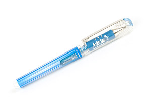 Pentel Metallic Schreiber blau